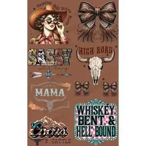 RAISING HELL SINCE BIRTH PREMADE GANGSHEET  - 22X36  DTF TRANSFERS - DIRECT TO FILM