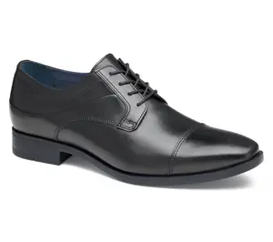 Johnston & Murphy Gibbons Cap Toe Leather Dress Shoes