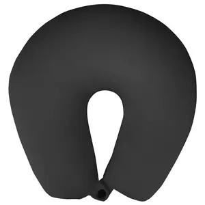 Natico Originals  Microbead Travel Neck Pillow, Black