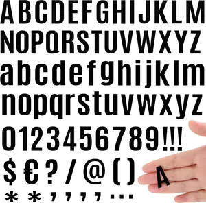 3402 count 42 Sheets Letter Stickers Small Mailbox Numbers and Letters Self Adhesive Vinyl  Alphabet Number Stickers for Mailbox Address,Scrapbooking,Cup, Sign,DIY Crafts Art (1 Inch,Black)