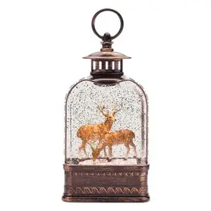 LED Snow Globe w/Deer