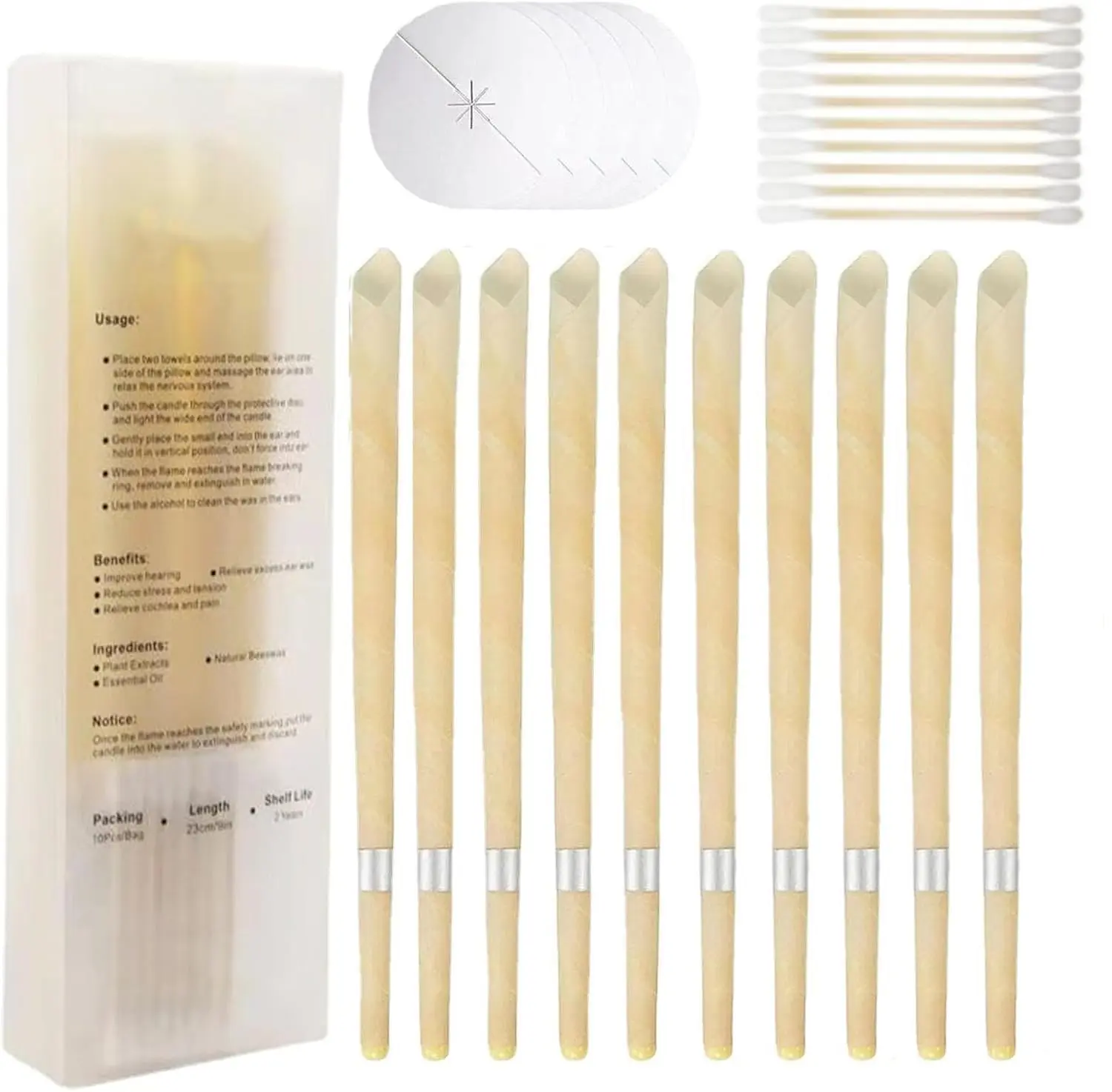 10 Pcs Ear Wax Removal Tool Kit Ear Curette Ear Wax Remover Tools Ear Cleaning Kit, Ear Pick Easy to Use