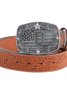 Western Cowboy Style Belt Buckle, Unisex Animal Pattern Design, Streetwear Fashion Accessory, All-Season Wearable