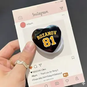 Heated Rivalry Jersey Edition Heart Phone Grip – Rozanov & Hollander Team Colors Folding Stand, Hockey Romance Fan Gift