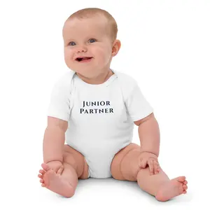 Junior Partner Baby - Future of Finance Organic cotton baby bodysuit