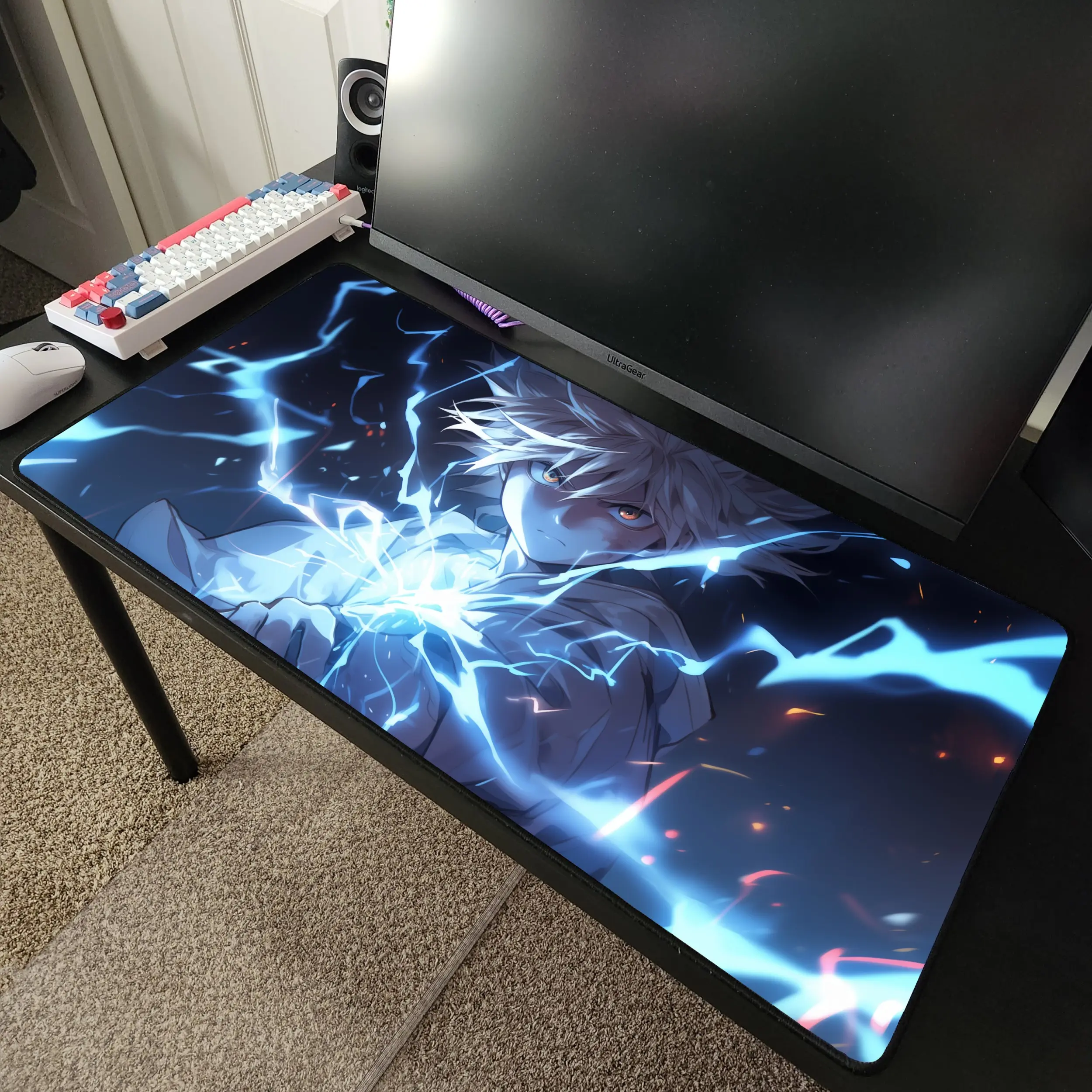 Killua Hunter x Hunter Anime Desk Mat Mousepad 31.5