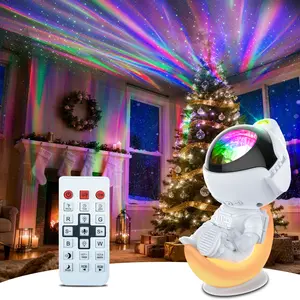 Rossetta Astronaut Galaxy Projector,Space Projector with Cozy Lighting for Bedroom,Star Projector lamp with Timer and Remote,Kids Adults Room Decor