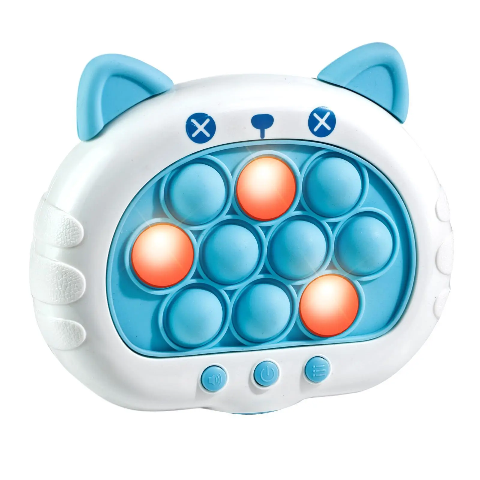 #6 Blue Cat Fast Quick Pop Push Game Cute Animals Quick Push Children's Toys 3rd Generation Stress Relief Fidget