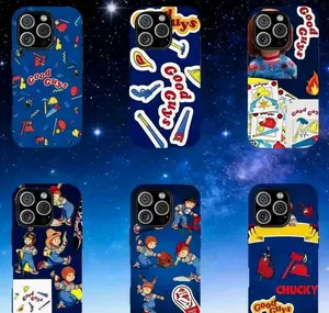 Funny Chucky overalls phone case unique horror Halloween custom cases iphonecase 11-17