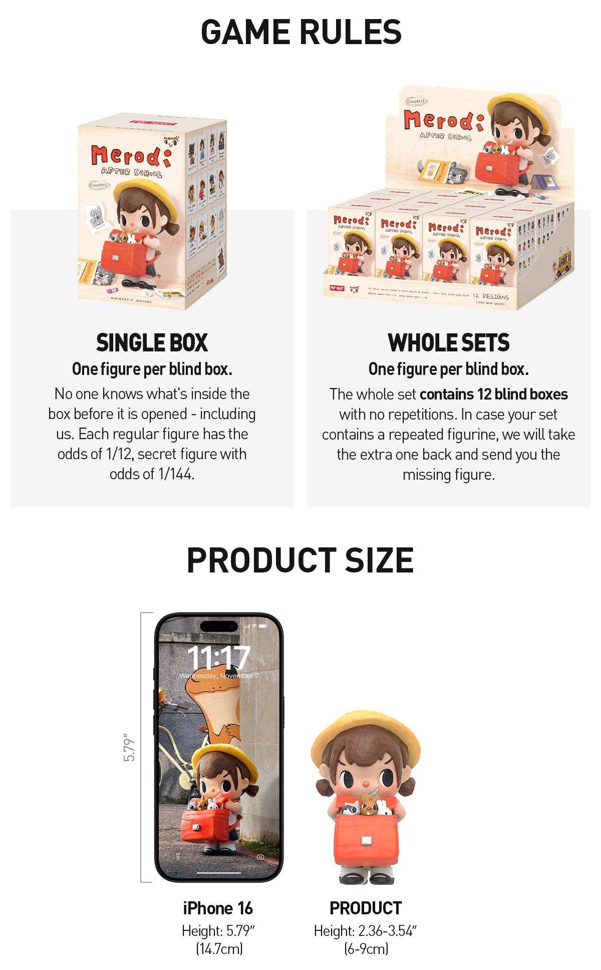 [Spanish] –POP MART Chapter 1 – Merodi After School Series Figuras en Cajas Misteriosas