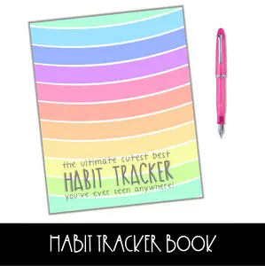 Habit Tracker Journal - 24 months, full color interior, stay on track with monitoring and meeting your goals