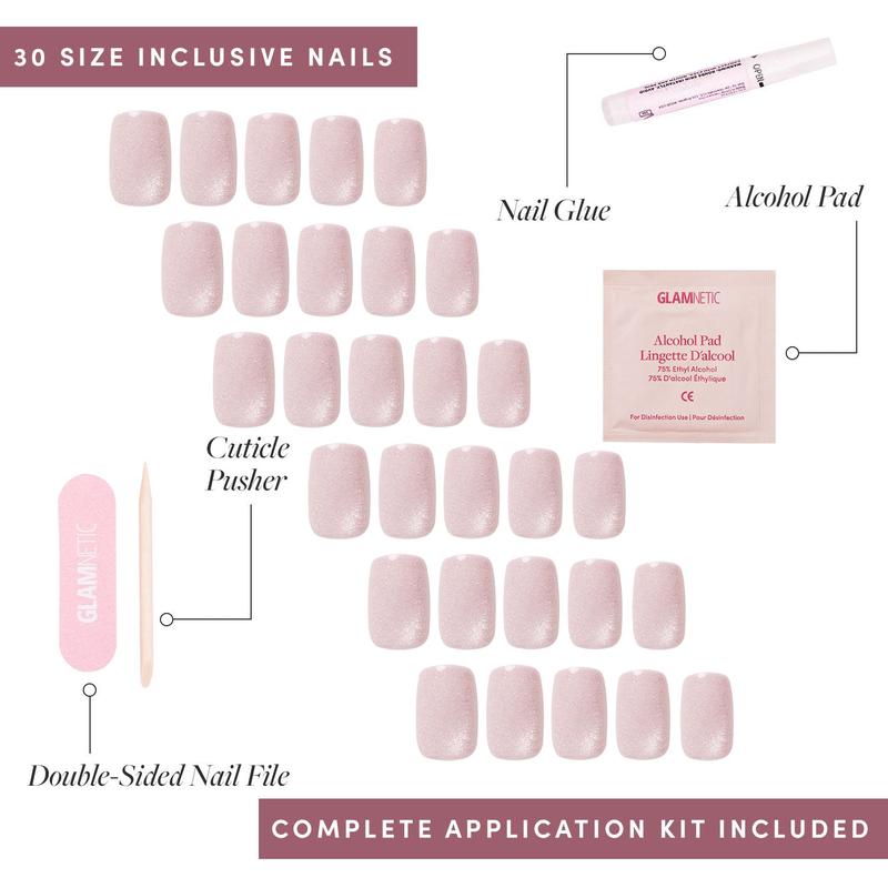 Glamnetic Short Squoval Press On Nail Collection