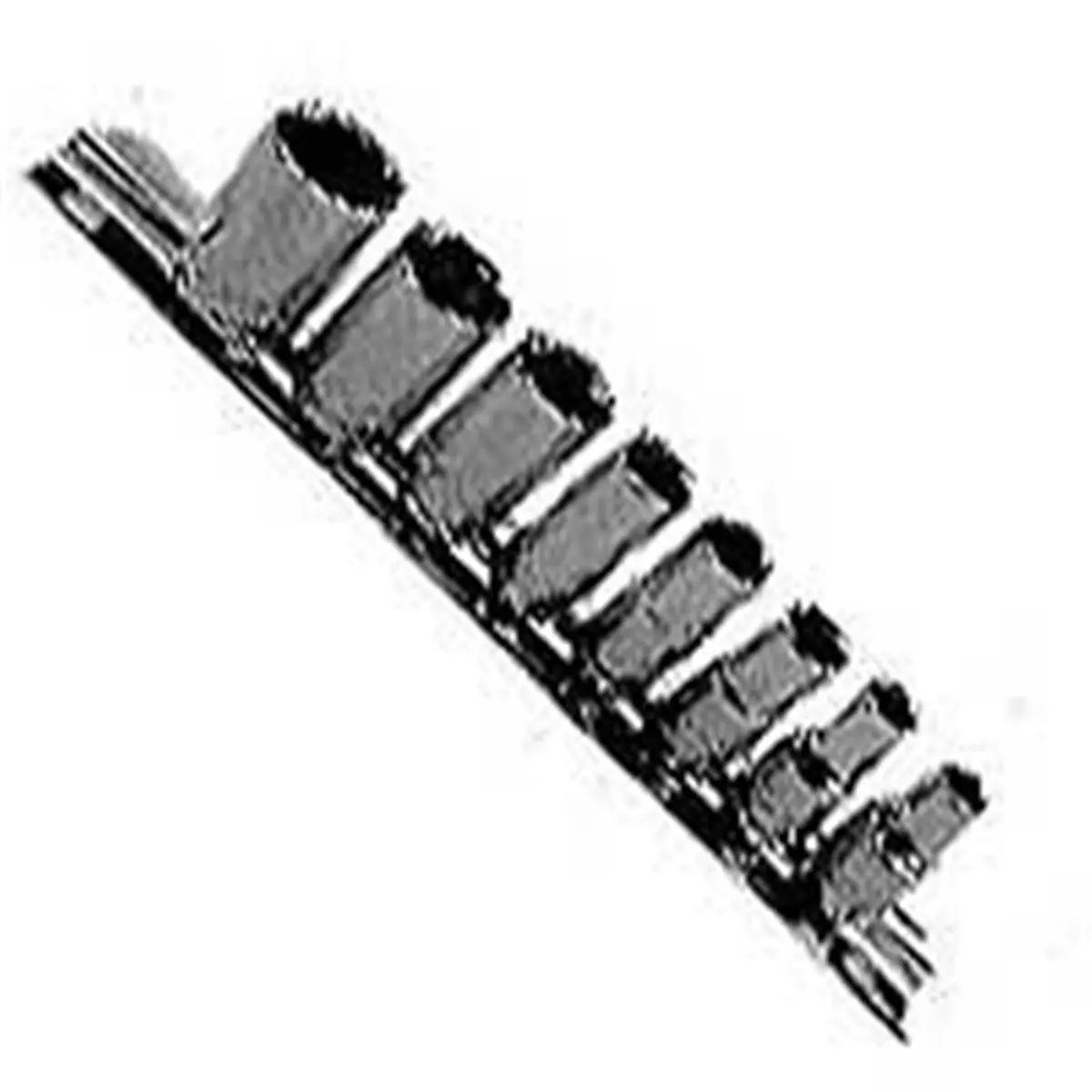 8-Piece 1/4 Inch Drive Hexagonal Socket Set, SAE Standard 6-Point Hand Tool for Fastening Tasks