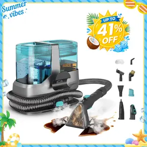 Limpiador de Tapiceria con Vapor y Succion, Maquina de Limpieza C688 para Sofa, Alfombra, Cocina y Coche, Incluye 10 Herramientas de Limpieza - Carpet Washers