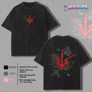 Code Geass Quote Shirt, Washed Cotton Top, Classic Menswear Streetwear Smooth Print Casual Fabric Oversized Oversized Heavyweight Cotton T-Shirts men gifts graphic tees