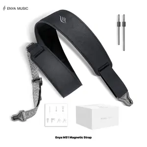 【Enya Magnetic Strap】for Guitar, Bass, and Ukulele - Quick Release, Single-Hand Adjustable, with Leathery Texture(MS1), Christmas Gift, TikTokShopHolidayHaul