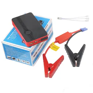 Jumpstarter Car 30000mAh Portable Jumper Power Bank Booster Box Battery Charger, 12V Auto Battery Jump Starter Pack with USB Fast Charging, LED Flashlight, Heavy Duty Cables, Emergency Roadside Kit for Cars, Trucks, SUVs, Motorcycles & RVs Portable Travel