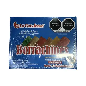 La Coculense Borrachines Assorted Artificially Sorted Milk Candy, 24 Count, Mexican Candy, Sweet, Dulces De Leche, Snack, Bonbon, Dulces Mexicanos
