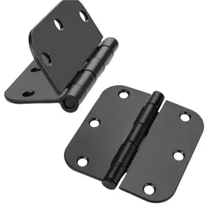 3-inch Round Matte Door Hinge, Rounded Corner Flat Iron Hinge Door And Window Hinge, Indoor Solid Wood Door Hinge, Bedroom Door Hinge, Bathroom Door Hinge, American Bathroom Universal Model
