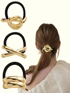 Women's Minimalist Temperament Hair Tie, High Stretch Ponytail Hair Tie, Fashion Hair Accessories for Daily Wear, Ponytail Hairstyle