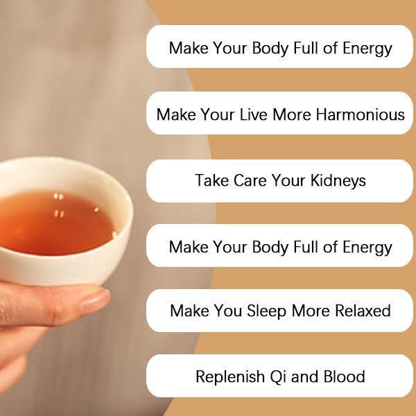 Eight Treasures Tea 120 Bags suit Turmeric Kidney Tea Formula Organic Ginseng Six Treasures Tea for Men & Women Traditional Herbal Blend for Kidney Cleanse Natural Energy Boost Holistic Wellness Beverage