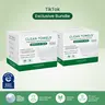 Clean Towels Sensitive Skin XL - 100 count - 2 Pack Disposable Wipes Single Use