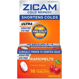 Zicam Cold Remedy, Ultra, Quick Dissolve Tablets, Cherry Flavor