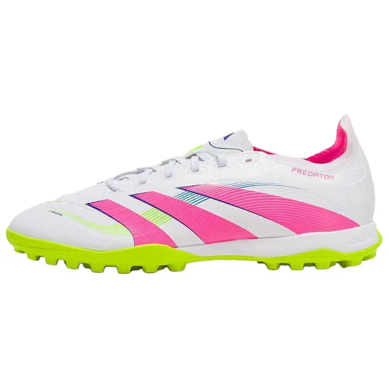 Adidas Predator League Turf Cloud White Lucid Pink Lemon Comfort Lightweight Soccer Cleats Men's ID3767