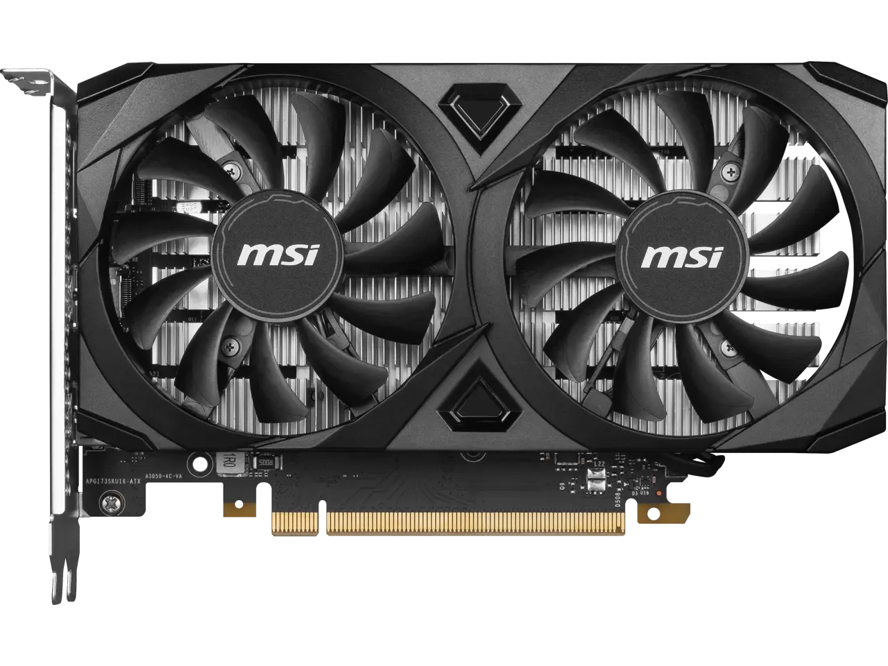 MSI Ventus GeForce RTX 3050 6GB GDDR6 PCI Express 4.0 x8 ATX Graphics Card RTX 3050 VENTUS 2X 6G OC MSI Ventus GeForce RTX 3050 6GB GDDR6 PCI Express 4.0 x8 ATX Graphics Card RTX 3050 VENTUS 2X 6G OC
