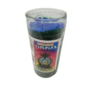 Jumbo Veladora Preparada de Limpias / Jumbo Prepared Cleansing Candle 14 Day