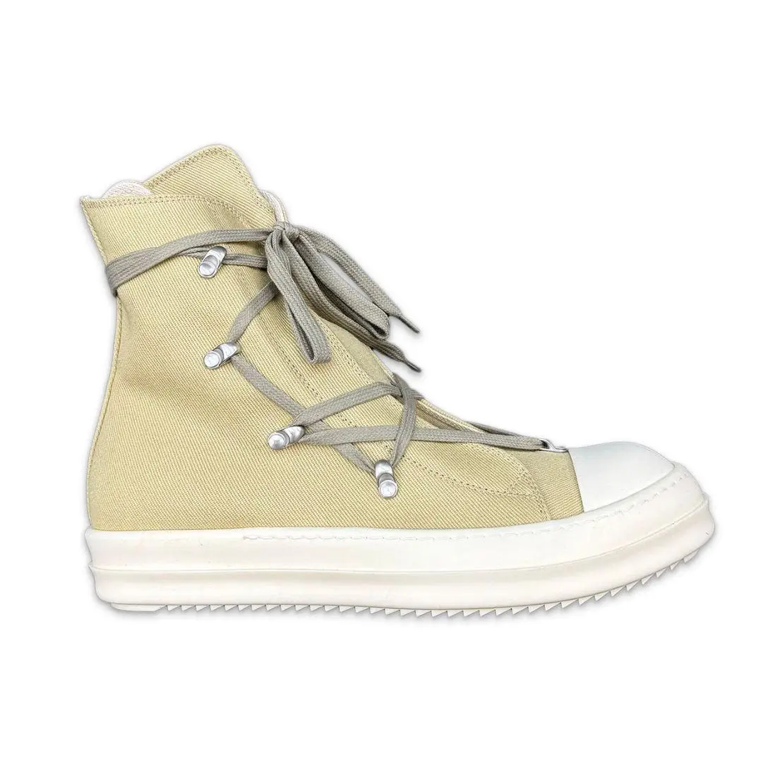 990585 Rick Owens Hexa Ramones High Parchment Pearl