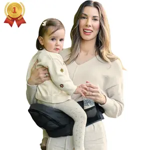 GROWNSY Baby Carrier Hip Seat , Ergonomic Hip Seat Baby Carrier with Multiple Pockets, Shock absorbing hip Seat, Suitable for Newborns & Toddlers