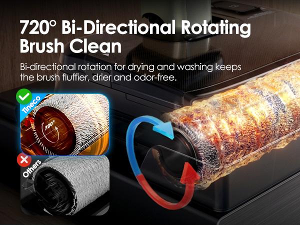 Tineco FLOOR ONE S7 Master Wet Dry Vacuum Cleaner, StreakFree Scraper, 3.9inch Ultra-Slim Body, 23kPa Suction, Flashdry Self-Cleaning System, 150° DustReveal Green Headlight