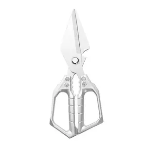 Professional Heavy Duty Kitchen Scissors - Spring Loaded Ultra Sharp Stainless Steel Multipurpose Poultry & Cooking Shears for Bones, Meat, Chicken, Fish, Turkey, Vegetables