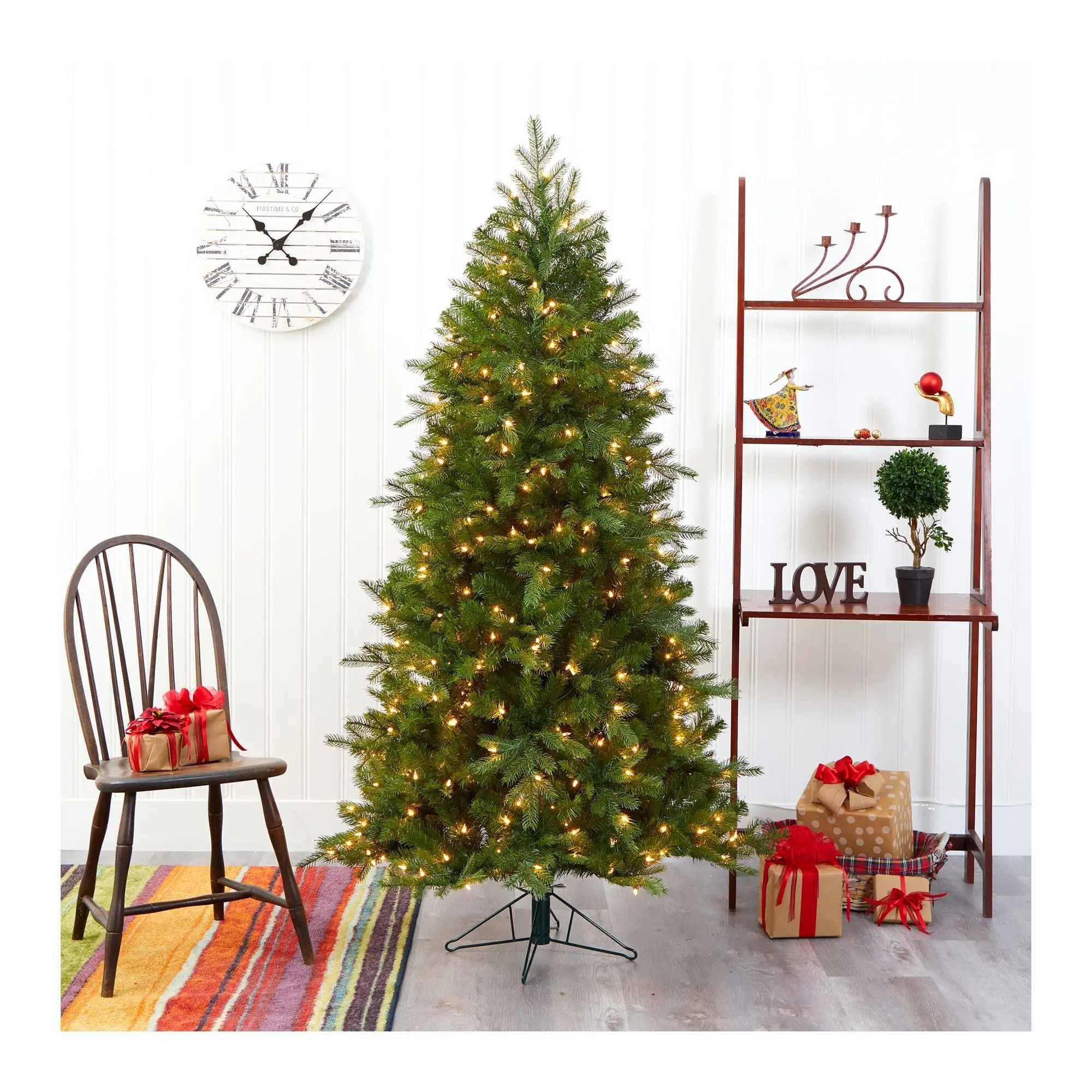 Nearly Natural 6' Vienna Fir Christmas Tree
