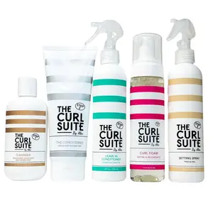 Wavy Kit includes Shampoo/Conditioner/ Leave In Conditioner/ Curl Foam/ Setting Spray Cleansing Haircare