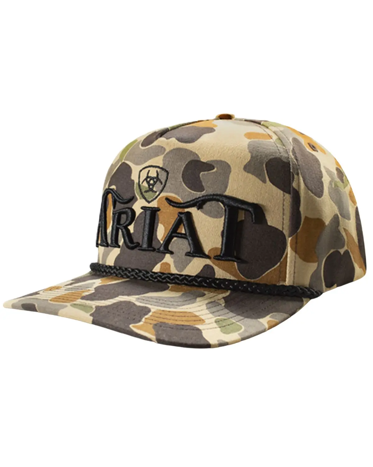 Ariat Men's Men'S 3D Embroidered Camo Print Ball Cap - A300094708