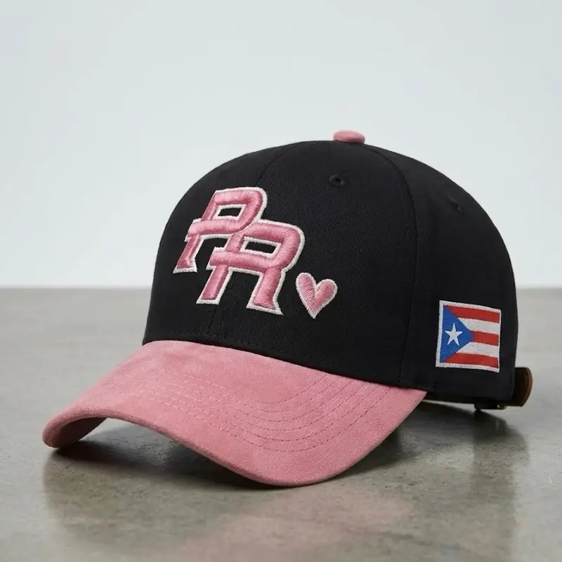Puerto Rico Premium Snapback Cotton Baseball Hat PR Logo Design Dry Clean Only Embroidered Hat with PR Flag & A-frame 5 panel Adjustable Snapback Perfect for Everyday Wear Women’s Headwear