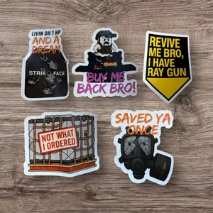Call of Duty Warzone Pack with Revive Me Bro I Have Ray Gun & Not What I Ordered Stickers