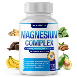 Magnesium Complex 1000mg Made with 7Elemental Magnesium 90 Capsules