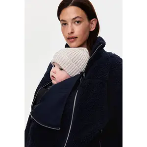 H&M MAMA Before & After Babywearing teddy jacket