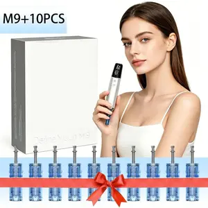 DP M9 Machine+10pcs Electronic Makeup Replace Tool Handheld Facial Beauty Care Pen Can Be Used At Home or In Salons