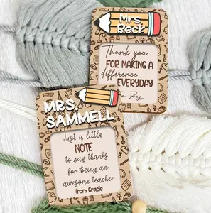 Personalized Teacher Sticky Note Holder, Post It Note Holder, Teacher Appreciation Gift, Custom Teacher Gift, Teacher Gift, Back to School