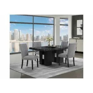 Chic Dining Table Set – D03DT Table with D8685DC Chairs for Modern Living