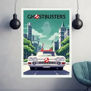 Ghostbusters poster, Movie Poster, Minimalist, Film Poster, Movies Print, Movies Gift, Popular Movie Poster, Cinema, Ghostbusters Print Decor Decoration