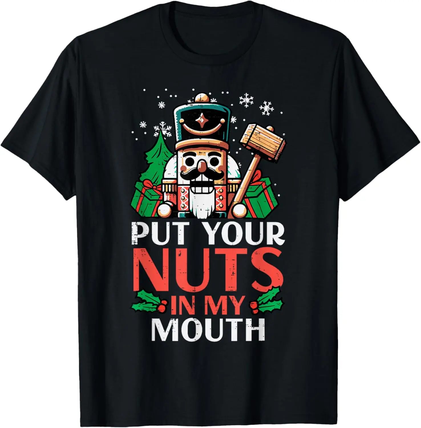 Women's 100% Cotton Shortsleeve Nutcracker Graphic T-Shirt - Breathable, Lightweight Fabric, Comfortable Fit, Casual Outfits for Everyday Wear
