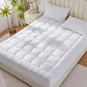 Cooling Mattress Topper Quilted 4 Inches Thick - Designed for Comfort and Support - Ideal for Sitting and Relaxation