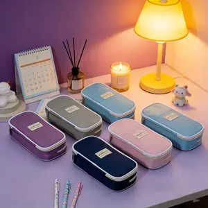 Portable Pencil Box, School Supplies, Student Stationery, Ideal for School and Office, Pen Holder, Learning Essentials, Gift Item