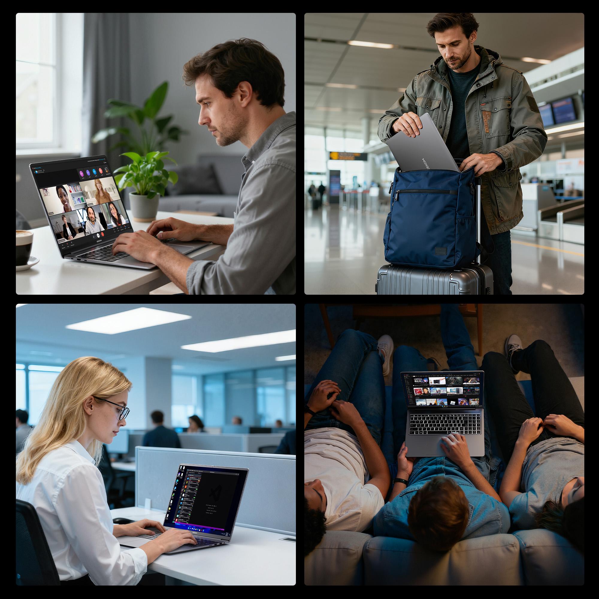 GEEKOM GeekBook X16 Pro 16" Laptop - Intel Ultra CPU, 32GBRAM, 1TB & 2TB SSD, 2.8K OLED, AI Performance, Lightweight,Extended 2-Year Warranty, Fast charging, Whisper-QuietCooling GEEKOM GeekBook X16 Pro 16" Laptop - Intel Ultra CPU, 32GBRAM, 1TB & 2TB SSD, 2.8K OLED, AI Performance, Lightweight,Extended 2-Year Warranty, Fast charging, Whisper-QuietCooling