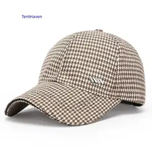 Spring/Summer casual houndstooth baseball cap, sun-shading baseball cap, stylish baseball cap suitable for all seasons, including autumn and winter.,summervibes